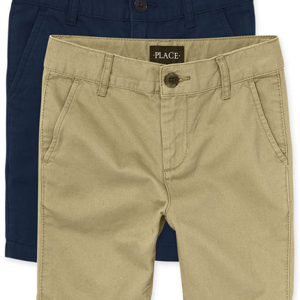 The Children's Place Baby Boys Chino Shorts, Flax/
