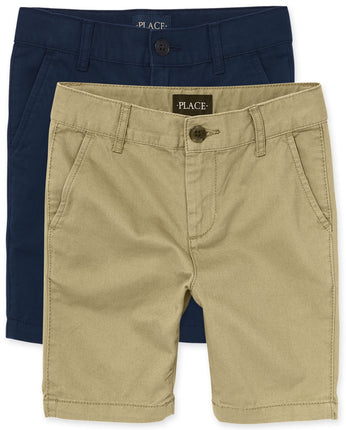 The Children's Place Boys Stretch Chino Shorts, Fl