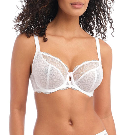 Freya Fancies Plunge Bra White White 34E