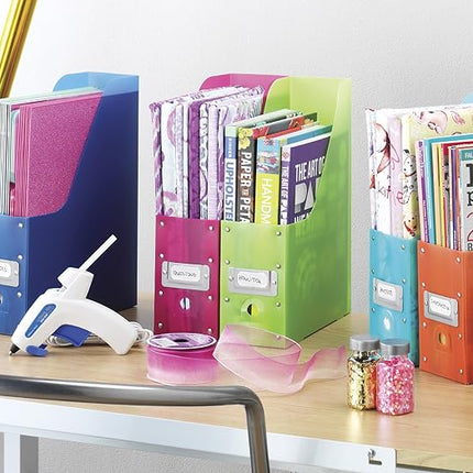 Whitmor Magazine Organizers, Set of 5, Multicolor