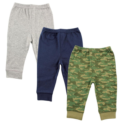 Luvable Friends Baby 3 Pack Tapered Ankle Pants, C