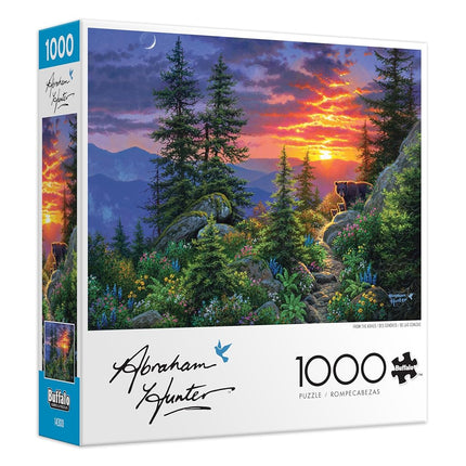 Buffalo Games – Abraham Hunter: from The Ashes 1000 Piece Jigsaw Puzzle Colorful Puzzle for Adults – Precision-Cut Pieces, Beautiful Artwork, and Hours of Relaxing Fun