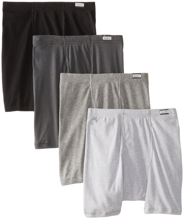 Hanes Ultimate Men's 4-Pack FreshIQ Boxer with Com