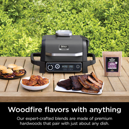 Pellets Ninja XSKOP2R Woodfire, mezcla robusta, bolsa de 900 g, hasta 20 sesiones de cocina, pellets de madera 100 % real, solo compatibles con parrillas Ninja Woodfire (serie OG700), mezcla robusta