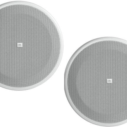 JBL Professional C65P/T-WH Compact Full-Range Hanging Pendant Speaker, 8 Ohm or 70V, 5.25-Inch. White, Sold as Pair