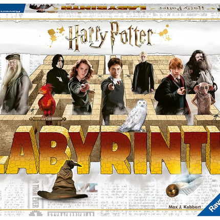 Ravensburger - Harry Potter Labyrinth Board Game for Kids & Family, Strategic Maze Challenge, 2-4 Players, Great Birthday Gift