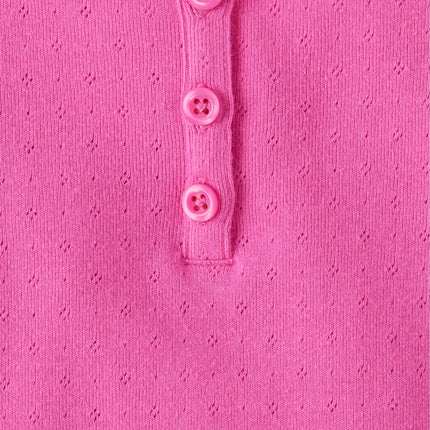 The Children's Place Girls' Basic Short Sleeve Knit Shirts, Pink Summer, X-Small