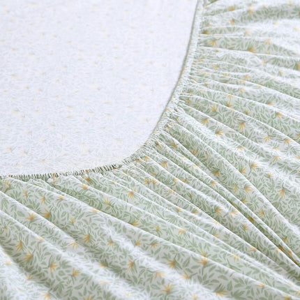 Tommy Bahama - King Sheets, Cotton Percale Bedding Set, Crisp & Cool, Stylish Home Decor (Crane Flower Green, King)