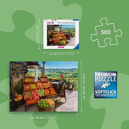 Ravensburger Children Puzzles Fruit and Vegetable Market Croatia - Ages 14+