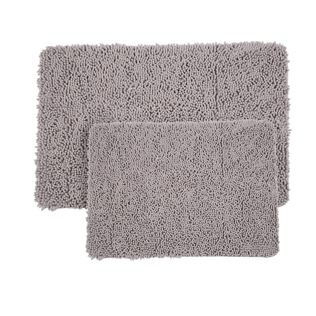 Bedford Home 2-Piece Memory Foam Shag Bath Mat, Gr