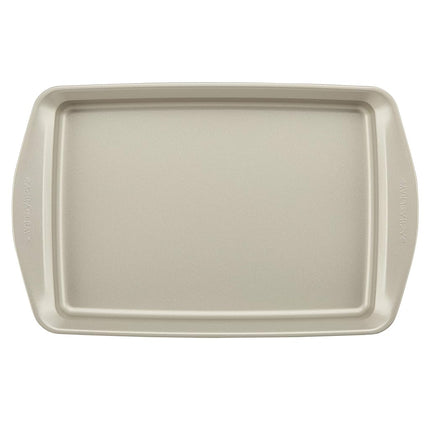 Rachael Ray Nonstick Bakeware Set Without Grips Includes Nonstick Cookie Sheets/Baking Sheets - 3 Piece, Silver