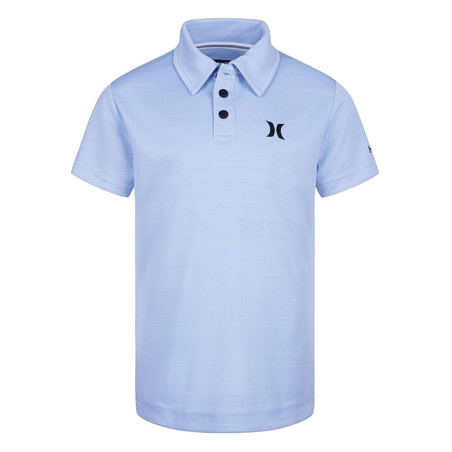 Hurley Boys' Performance Polo Shirt, Psychic Blue, 2T