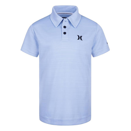 Camisa polo de rendimiento Hurley para niños, Psychic Blue Heather, 5