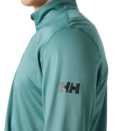 Helly Hansen Men's HH Tech 1/2 Zip 2.0, Green, M