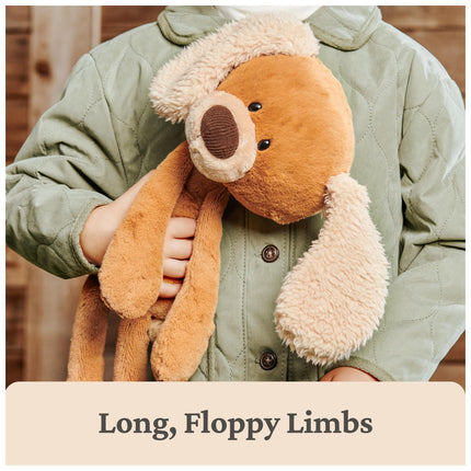 GUND Take-Along Friends, Masi el perrito de peluche, para mayores de 1 año, marrón/crema, 38 cm