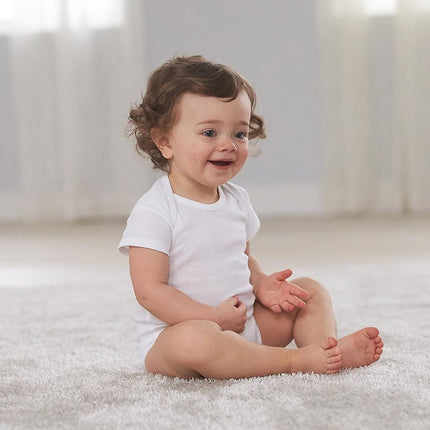Gerber Kid's 15 Piece Grow with Me Onesies in 3 Sizes Underwear, White, 0-3 Months/3-6 Months/6-9 Months