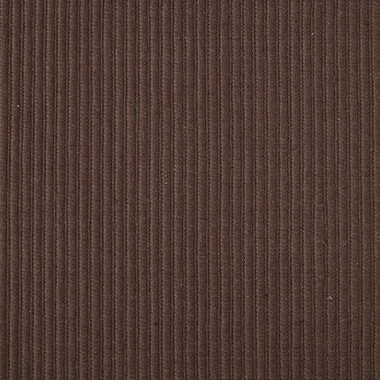 DII Basic Everyday Ribbed Tabletop 100% Cotton, Placemat Set, 13x19, Dark Brown, 6 Piece