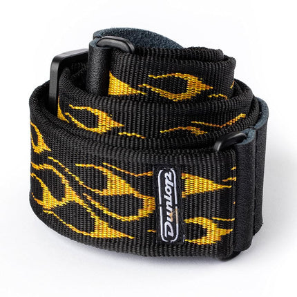 Correa de guitarra Jim Dunlop - Amarillo flama