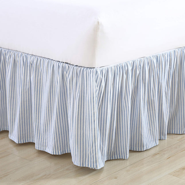 Laura Ashley Lightweight & Classic Style, 100% Cotton, Blue, Twin