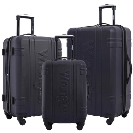 Wrangler 3 Piece Astral Travel Luggage Set, Dark S