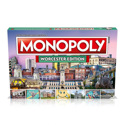 Top Trumps Monopoly Worcester Edition Board Game: Family Board Games for 2-6 Players, Recommended Age 8+
