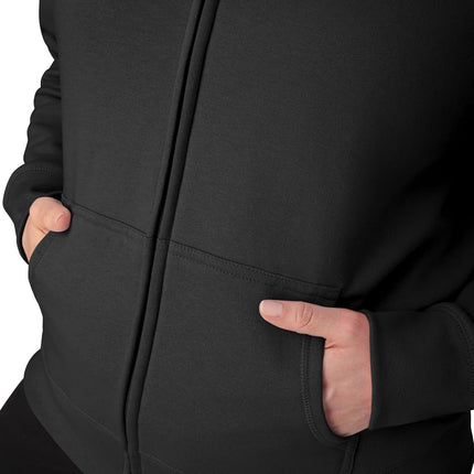 Hanes womensO4637Women's Fleece Full Zip Hood Long Sleeve Hoody - Off-White - Medium