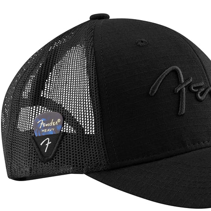 Fender® Snap Back Pick Holder Hat, Black