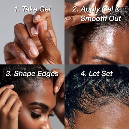 Lux Collection Edge Lux Edge Control Wax, 48 Hours, Maximum Retention Without Flaking, Natural Ingredients, Scented Conditioner, Styling Gel for Tough Hair, 1 Piece