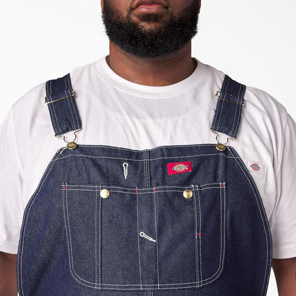 Dickies, Men's, INDIGO DENIM BIB OVERALL, INDIGO BLUE, 34W / 34L