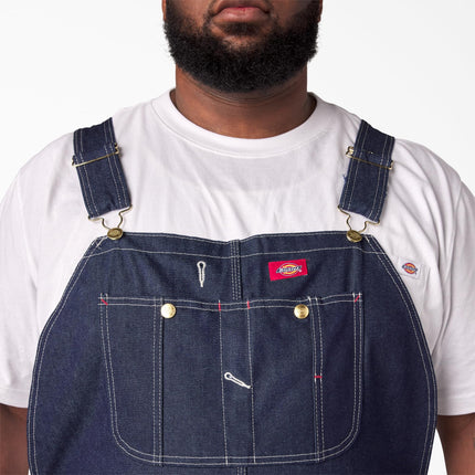 Dickies mens Bib overalls and coveralls workwear apparel, Indigo Rigid, 44W x 34L US