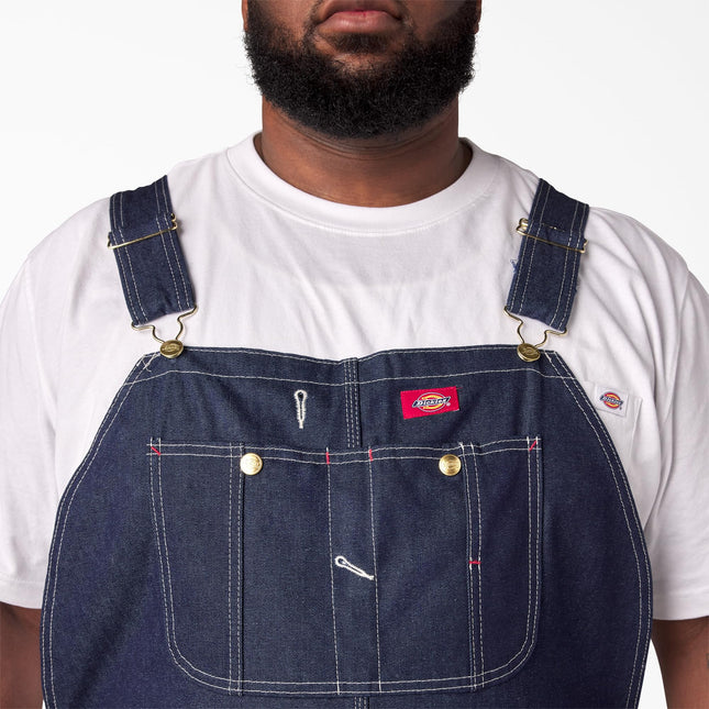 Dickies, Men's, INDIGO DENIM BIB OVERALL, INDIGO BLUE, 34W / 34L