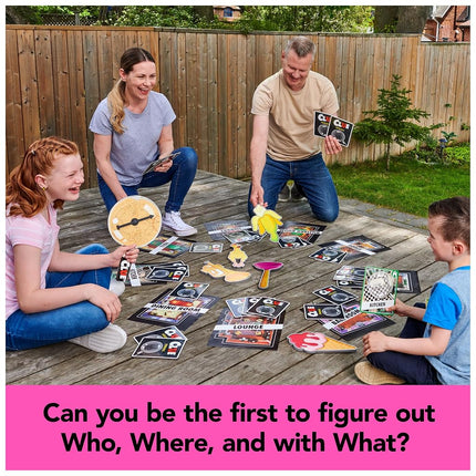 Giant Clue Classic Mystery Party Retro Board Game Summer Toy with Large Rooms, Giant Cards, and Foam Tools, for Kids and Families Ages 8 and up
