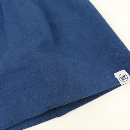HonestBaby Baby Boys' 2-Piece Organic Cotton Long Sleeve Rib Coverall and Beanie Set, Navy, 24 Months (Pack of 2)