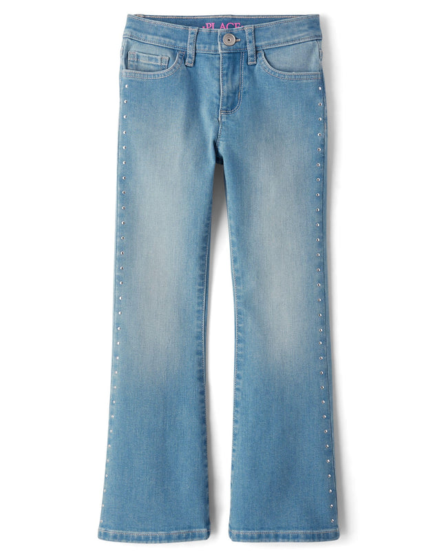 The Children's Place Girls' Denim Flare Jeans, Lt 