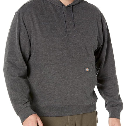 Dickies Men's Pullover Fleece Hoodie Jacket, Dark Heather, S