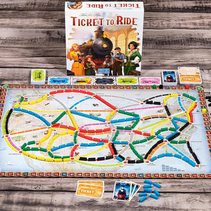 Asmodee | Ticket to Ride Refresh | Family Board Game | Ages 8+ | 2-5 Players | 30-60 Minutes Playing Time