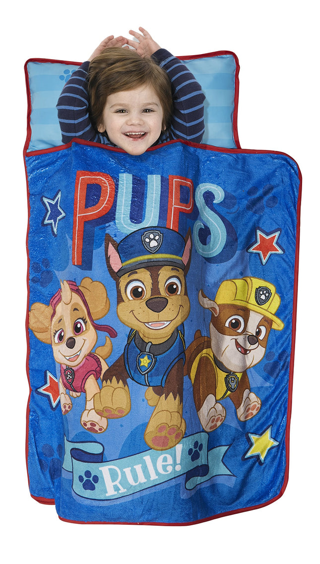 Paw Patrol Pups Rule Toddler Nap Mat, Blue