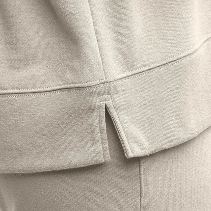 Hanes womens Originals French Terry Sweatshirt, Lightweight Fleece Pullover Sweatshirt, Available in Plus, Natural, 3X