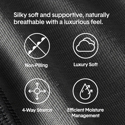 Caleçons Tommy John Second Skin pour hommes - Paquet de 3 - Sous-vêtements confortables, respirants et doux pour hommes (Noir/Turbulence/Bleu marine, XXL)
