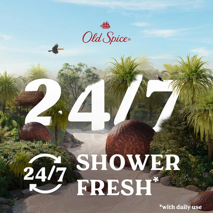 Old Spice Men's Body Wash with Shea Butter 3.5 oz (Pack of 4)