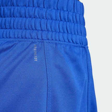adidas Women's Pacer Essentials Knit High-Rise Shorts, Semi Lucid Blue, XXS/5L, Semi Lucid Blue, XXS / 5L