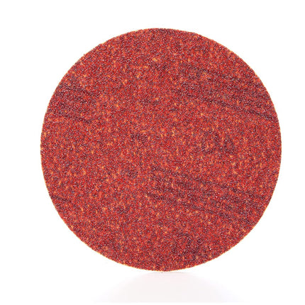 3M 01611 Red 5" 40 Grit D Weight Abrasive PSA Disc