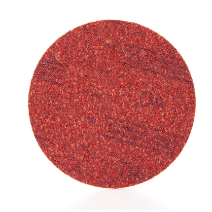 3M 01611 Red 5" 40 Grit D Weight Abrasive PSA Disc