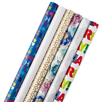 Hallmark Birthday Wrapping Paper Rolls for Graduat