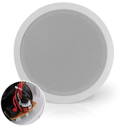 Pyle Ceiling and Wall Mount Speaker - 8” 2-Way 70V