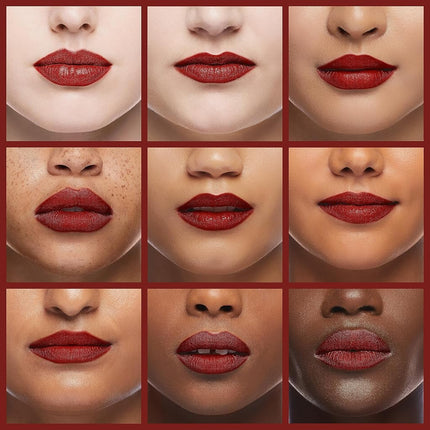 MAC Powder Kiss Lipstick - 316 Devoted To Chili For Women 0.1 oz Lipstick