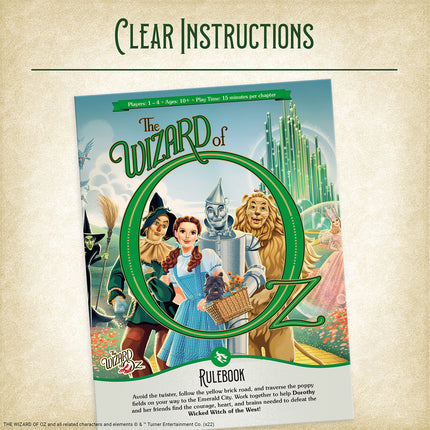 Ravensburger Wizard of Oz Adventure Book Game for Ages 10 & Up – Work Together to Play Through The Movie
