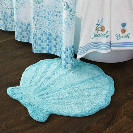 SKL Home Rug, Cotton Polyester, Aqua