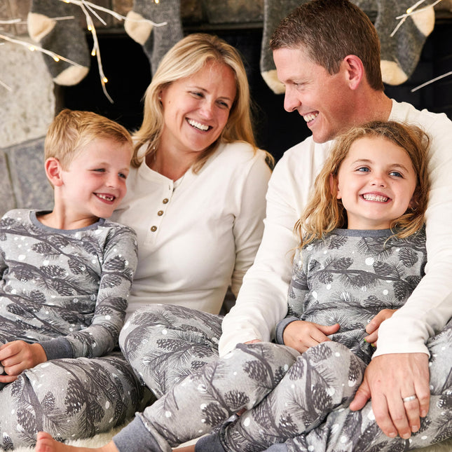Pyjama familial en coton bio HonestBaby, motif Night Pine, taille XXL
