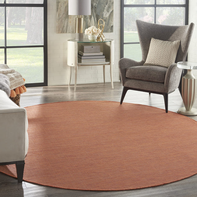Nourison Positano Indoor/Outdoor Terracotta 8' x R